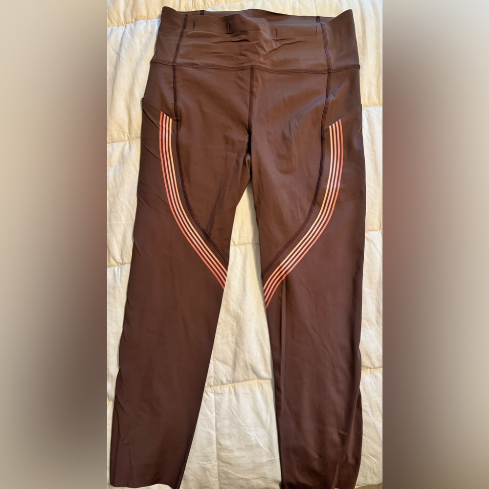 Lululemon leggings, size 10. 7/8 length. Barely worn.